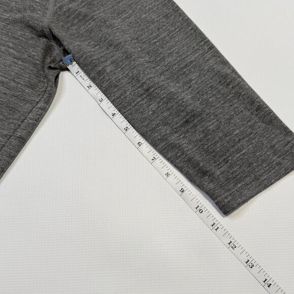 Iron & Resin Shirt Mens Small Heather Gray Henley Raglan 3/4 Sleeve Made USA - Picture 7 of 8